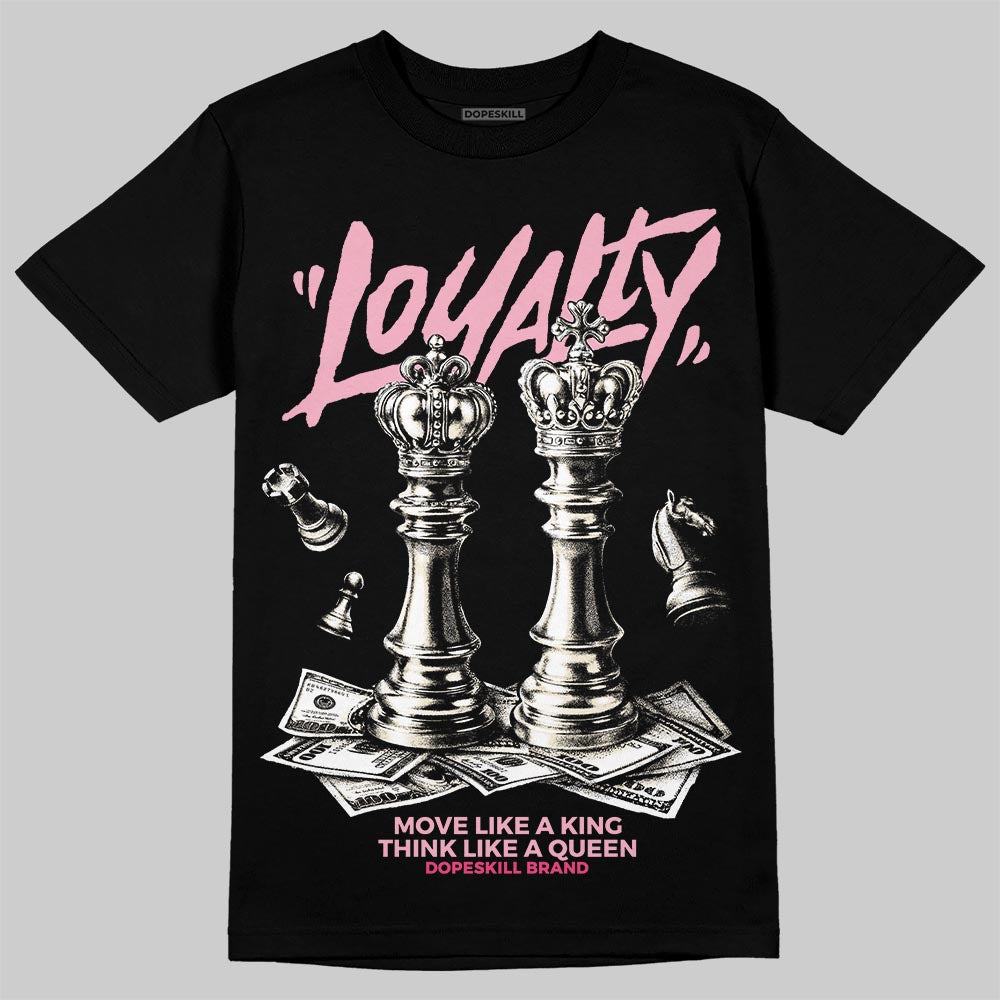 Jordan 4 "Iced Carmine" DopeSkill T-Shirt Loyalty Graphic Streetwear - Black