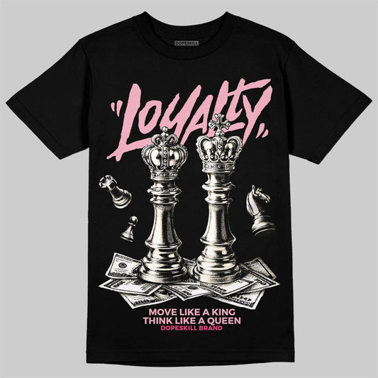 Jordan 4 "Iced Carmine" DopeSkill T-Shirt Loyalty Graphic Streetwear - Black