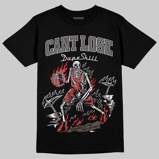 Jordan 4 Retro Cave Stone DopeSkill T-Shirt Cant Lose Graphic Streetwear - Black