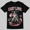 Jordan 40 “Dusty Rose” DopeSkill T-Shirt Cant Lose Graphic Streetwear - Black