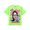 Neon Green Sneakers DopeSkill T-Shirt Living My Best Life Graphic Streetwear - Lime
