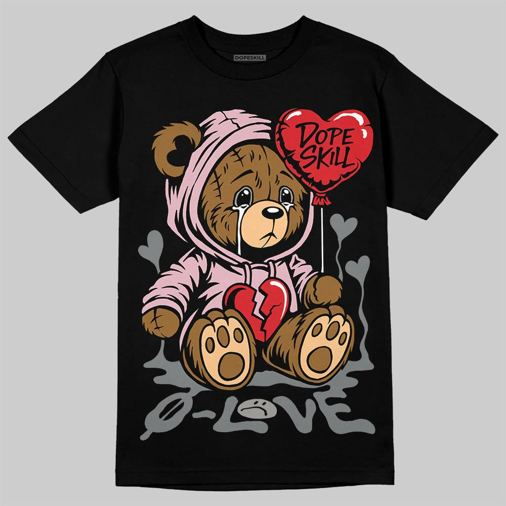 Air Max 95 OG “Pink Foam” DopeSkill T-Shirt Broken Bear Graphic Streetwear - Black