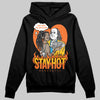 Orange, Black & White Sneakers DopeSkill Hoodie Sweatshirt Stay Hot Graphic Streetwear - Black