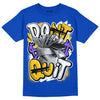 Royal Blue Sneakers DopeSkill Royal Blue T-shirt Don't Quit Graphic Streetwear