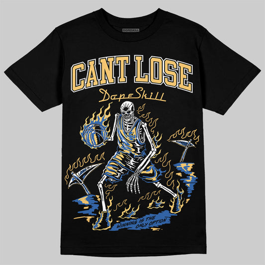 Travis Scott x Air Jordan 1 Low OG “Canary” DopeSkill T-Shirt Cant Lose Graphic Streetwear - Black