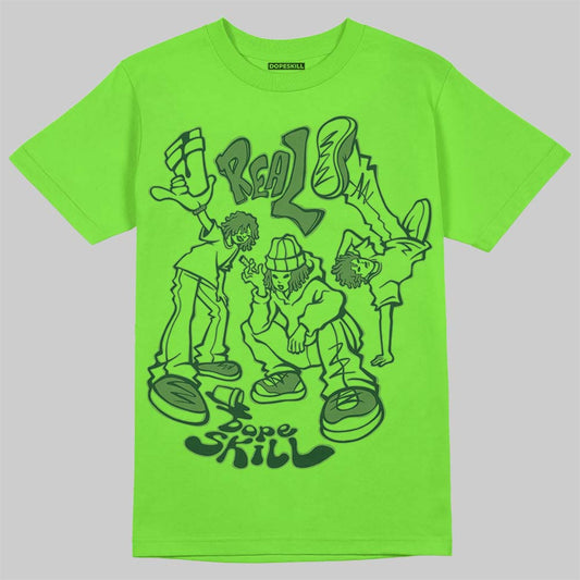 Neon Green Sneakers DopeSkill Neon Green T-Shirt Real Y2K Players Graphic Streetwear