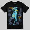 Jordan 11 Retro Gamma Blue (2025) DopeSkill T-Shirt Built Different Graphic Streetwear - Black