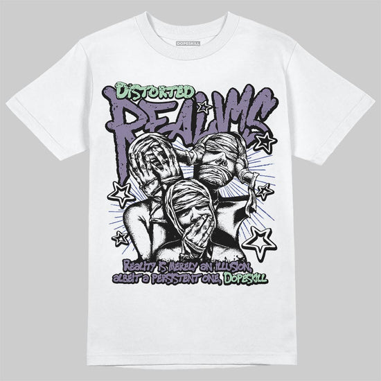 Jordan 1 Retro Low OG Zion Williamson Voodoo Alternate DopeSkill T-Shirt Distorted Realms Graphic Streetwear - White
