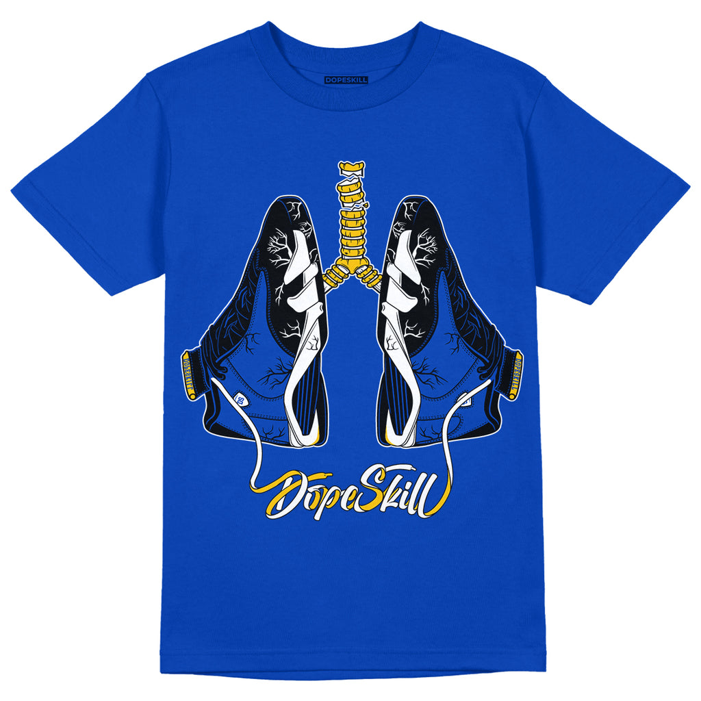 Jordan 14 “Laney” DopeSkill Varsity Royal T-Shirt Breathe Graphic Streetwear