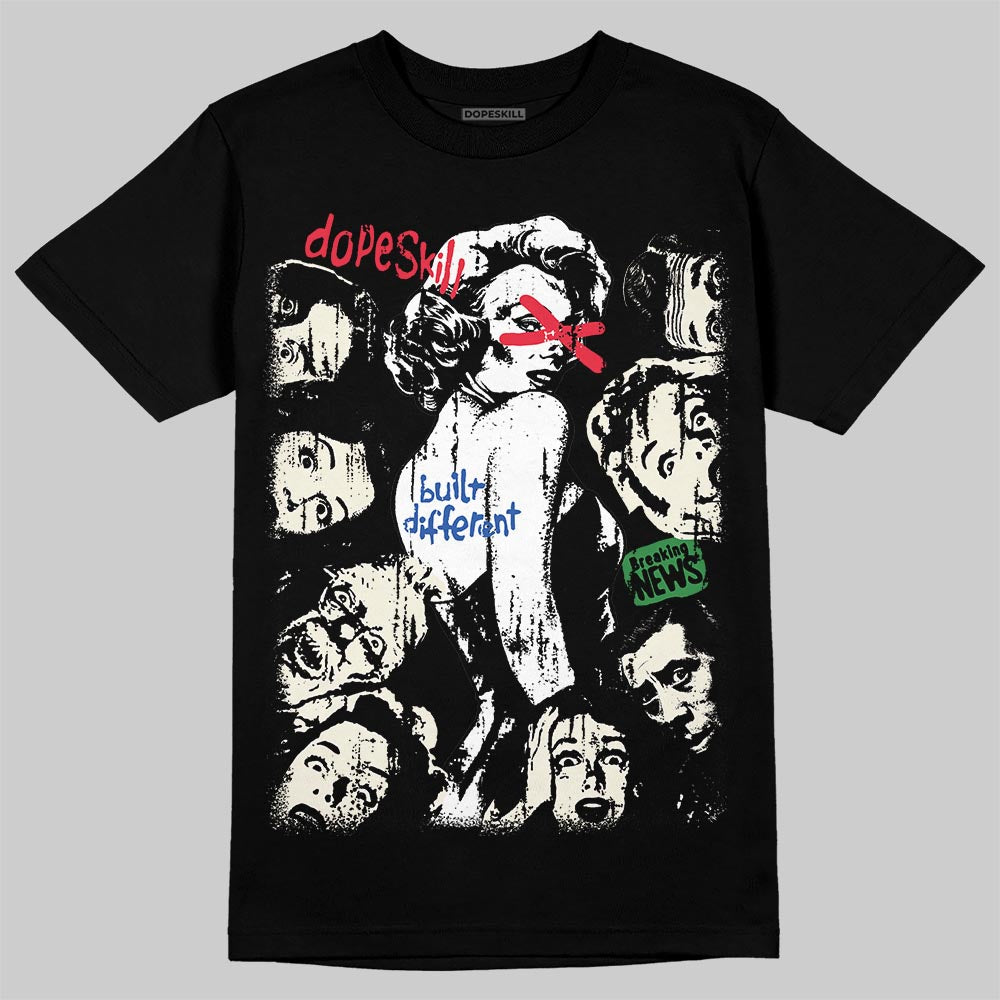 Jordan 11 City Pack “285” Atlanta DopeSkill T-Shirt Built Different Graphic Streetwear - Black
