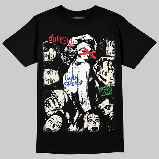 Jordan 11 City Pack “285” Atlanta DopeSkill T-Shirt Built Different Graphic Streetwear - Black