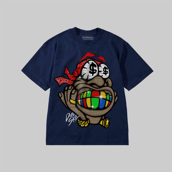 RAINBOW RICH DopeSkill Premium T-shirt Streetwear - navy