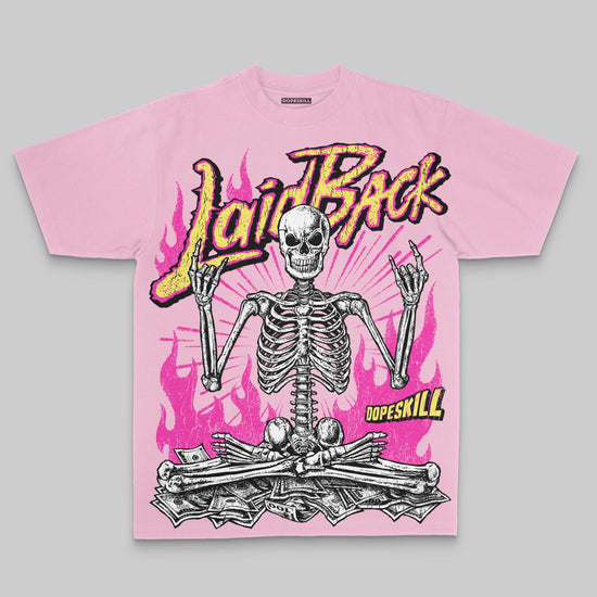 Laid Back Oversize Print DopeSkill T-shirt Streetwear - Blossom