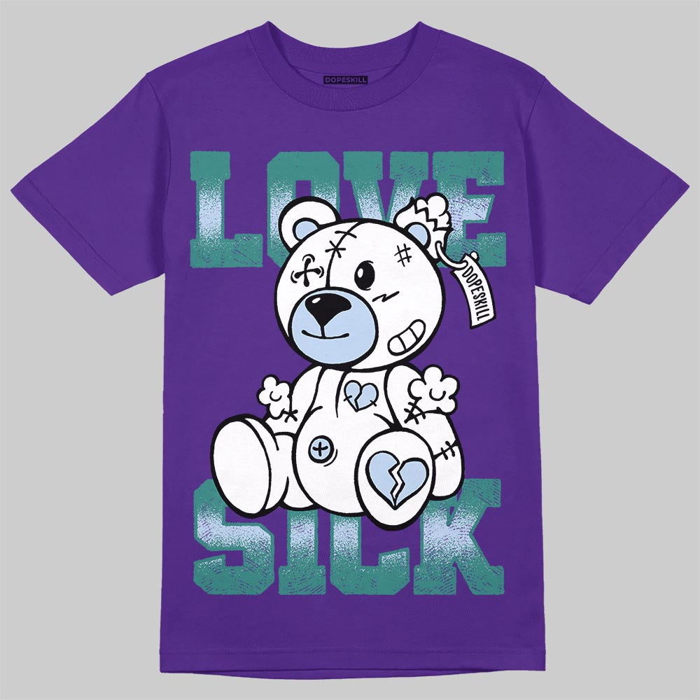 Jordan 5 OG “Grape” DopeSkill T-Shirt Love Sick Graphic Streetwear - Purple