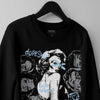 Wolf Grey 5s DopeSkill Sweatshirt Built Different Graphic