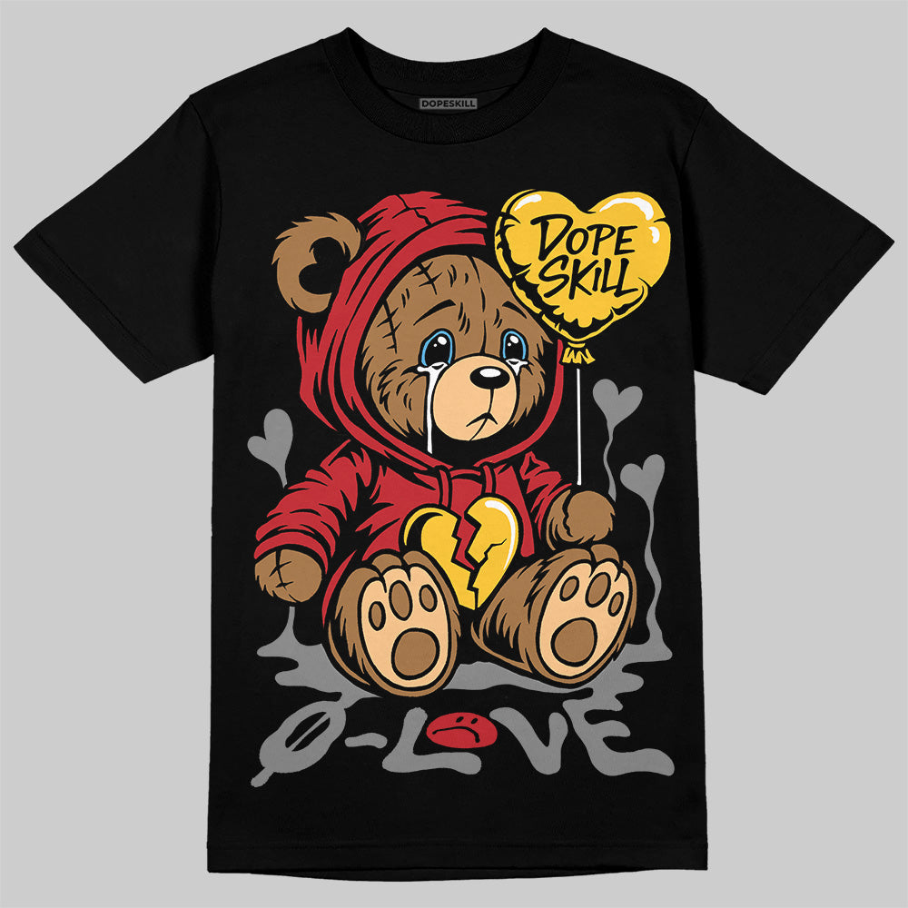 Union LA x Air Jordan 1 High OG “Chicago/Shadow” DopeSkill T-Shirt Broken Bear Graphic Streetwear - Black