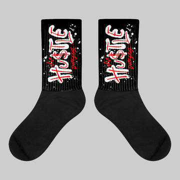 Dunk Panda White Black DopeSkill Sublimated Socks Hustle Graphic