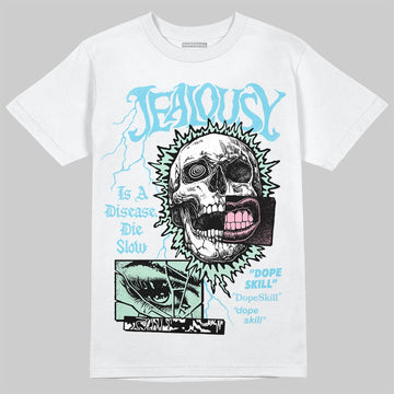 SB Dunk Low Verdy Visty DopeSkill T-Shirt Jealousy Graphic Streetwear - White 