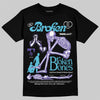 Jordan 8 Retro 'Aqua' 2025 DopeSkill T-Shirt Broken Bones Graphic Streetwear - Black