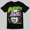Neon Green Sneakers DopeSkill T-Shirt No Rules Graphic Streetwear - black