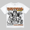 Orange Sneakers DopeSkill Oversize Print T-Shirt Just Rich Graphic Streetwear