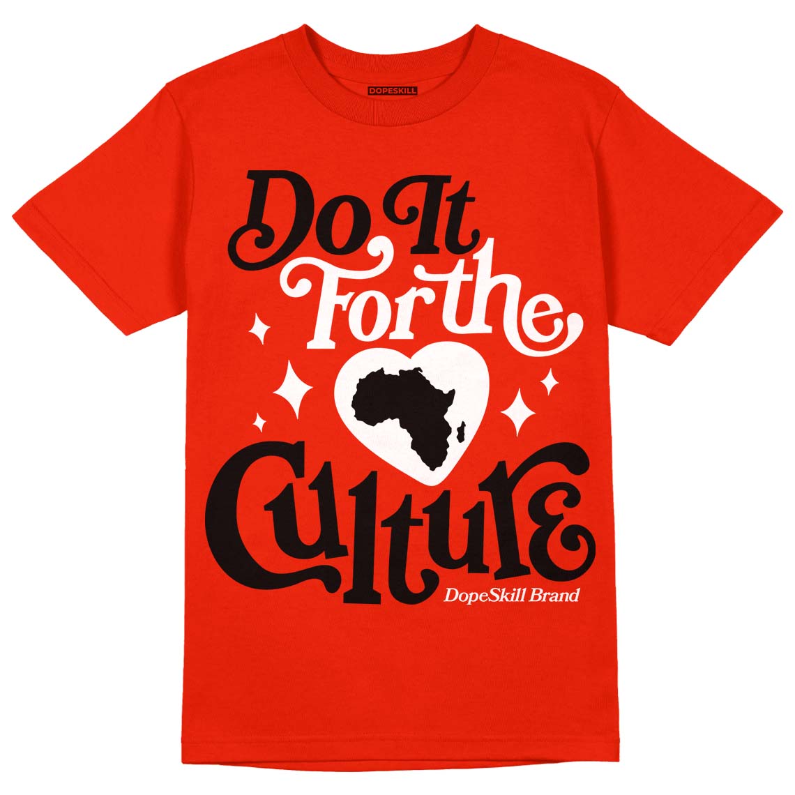 Yeezy Foam Runner Red Dopeskill Vermillion Red T-shirt Do It For The Culture Graphic Streetwear