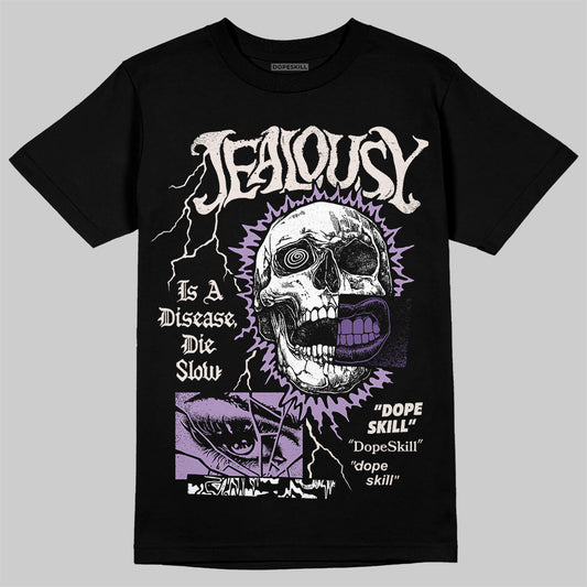 Jordan 10 WMNS “Hydrangeas” DopeSkill T-Shirt Jealousy Graphic Streetwear - Black
