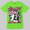 Neon Green Sneakers DopeSkill T-Shirt Got It Out The Mud Graphic Streetwear - Lime