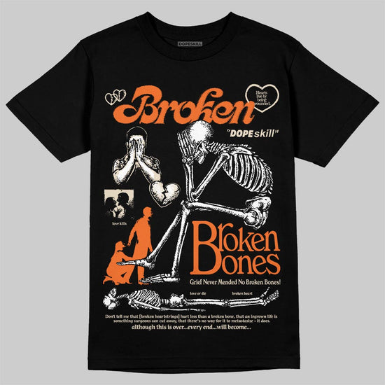 Jordan 3 “Starfish” DopeSkill T-Shirt Broken Bones Graphic Streetwear - Black