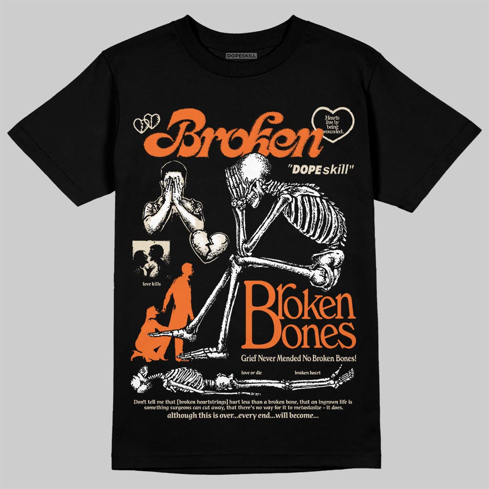 Jordan 3 “Starfish” DopeSkill T-Shirt Broken Bones Graphic Streetwear - Black