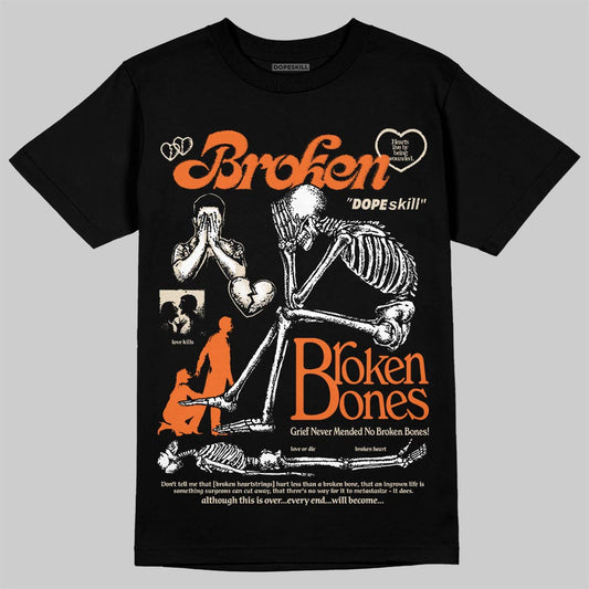 Jordan 3 “Starfish” DopeSkill T-Shirt Broken Bones Graphic Streetwear - Black