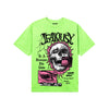 Neon Green Sneakers DopeSkill T-Shirt Jealousy Graphic Streetwear - Lime