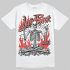 Jordan 4 Toro Bravo DopeSkill T-Shirt Laid Back Graphic Streetwear - White