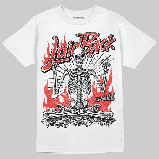 Jordan 4 Toro Bravo DopeSkill T-Shirt Laid Back Graphic Streetwear - White