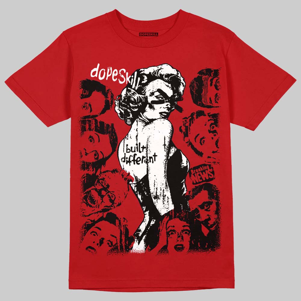 Jordan 13 Retro OG Chicago (2026) DopeSkill T-Shirt Built Different Graphic Streetwear - Red