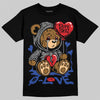 Jordan 3 “Seoul 2.0” DopeSkill T-Shirt Broken Bear Graphic Streetwear - Black