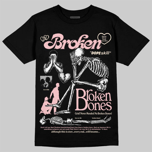 ASICS Gel-Nimbus 10.1 Strawberry DopeSkill T-Shirt Broken Bones Graphic Streetwear - black