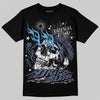 Jordan 11 Retro Low Diffused Blue DopeSkill T-Shirt Drip Season Graphic Streetwear - Black