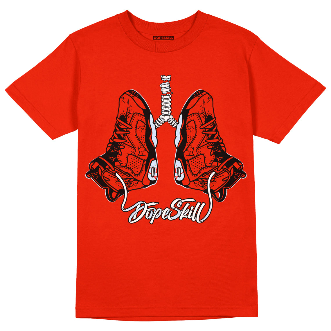 Jordan 6 Retro Toro Bravo DopeSkill Varsity Red T-shirt Breathe Graphic Streetwear