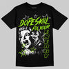 Neon Green Sneakers DopeSkill T-Shirt Fix Your Energy Graphic Streetwear - Black
