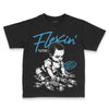 Jordan 1 High OG “UNC” Reimagined DopeSkill Toddler Kids T-shirt Flexin' Graphic Streetwear - black