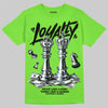 Neon Green Sneakers DopeSkill T-Shirt Loyalty Graphic Streetwear - Lime