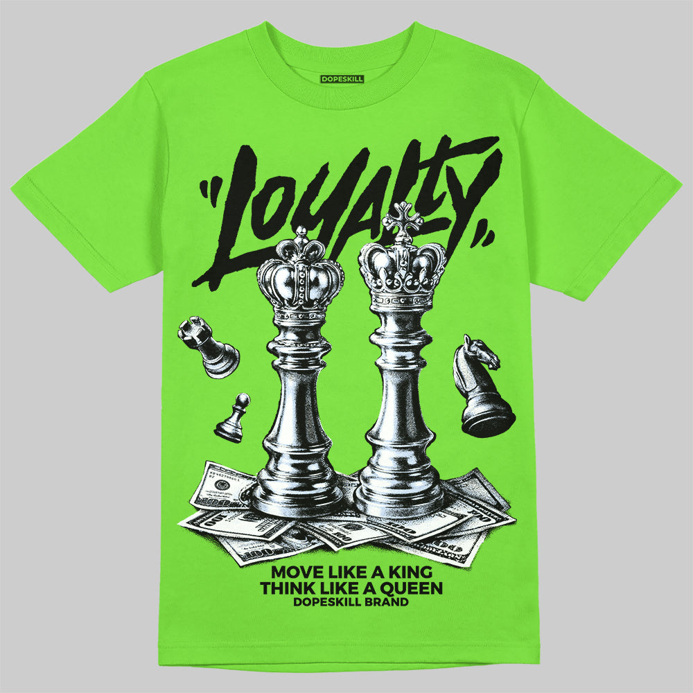 Neon Green Sneakers DopeSkill T-Shirt Loyalty Graphic Streetwear - Lime