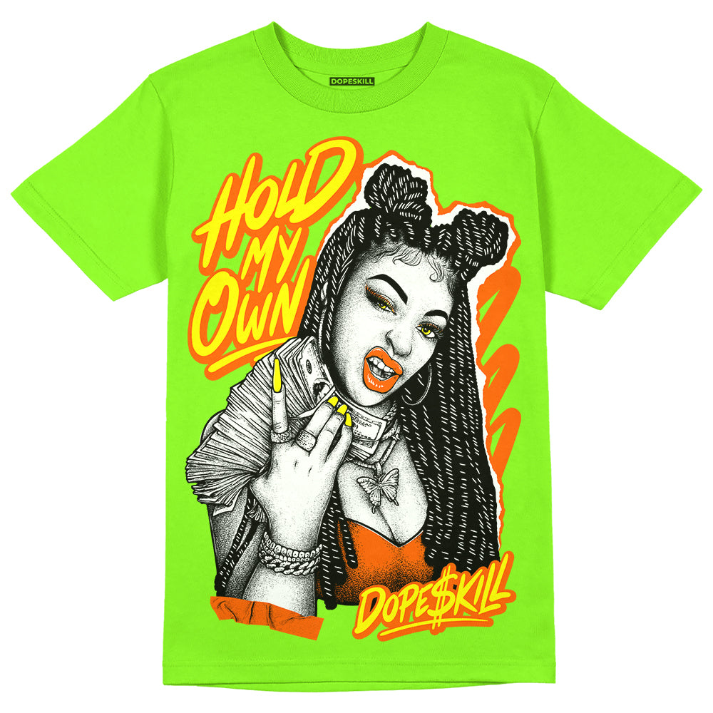 Neon Green Sneakers DopeSkill Neon Green T-Shirt New H.M.O Graphic Streetwear