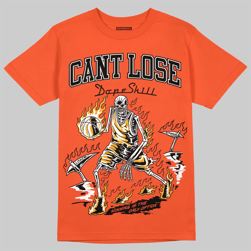 Jordan 1 Retro High OG Shattered Backboard (2025) DopeSkill T-Shirt Cant Lose Graphic Streetwear - Orange
