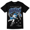 Jordan Spiz’ike Low “White/Obsidian” DopeSkill T-Shirt Nevermind Graphic Streetwear - Black