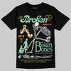 SB Dunk Low Rodeo Tourmaline DopeSkill T-Shirt Broken Bones Graphic Streetwear - black