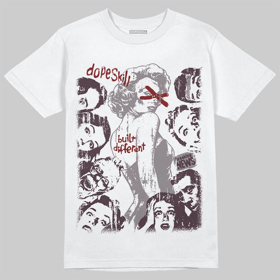A Ma Maniére x Air Jordan 6 Retro “Smoky Mauve”⁠ DopeSkill T-Shirt Built Different Graphic Streetwear - White
