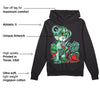 Green Glow 1s DopeSkill Hoodie Sweatshirt Broken Heart Graphic