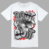 Grey Sneakers DopeSkill T-Shirt Don't Quit Graphic Streetwear - White